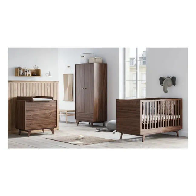 Lit évolutif Mid II 70x140 | Noyer