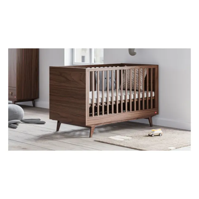 Cama evolutiva Mid II 70x140 | Walnut