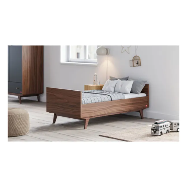 Cama evolutiva Mid II 70x140 | Walnut