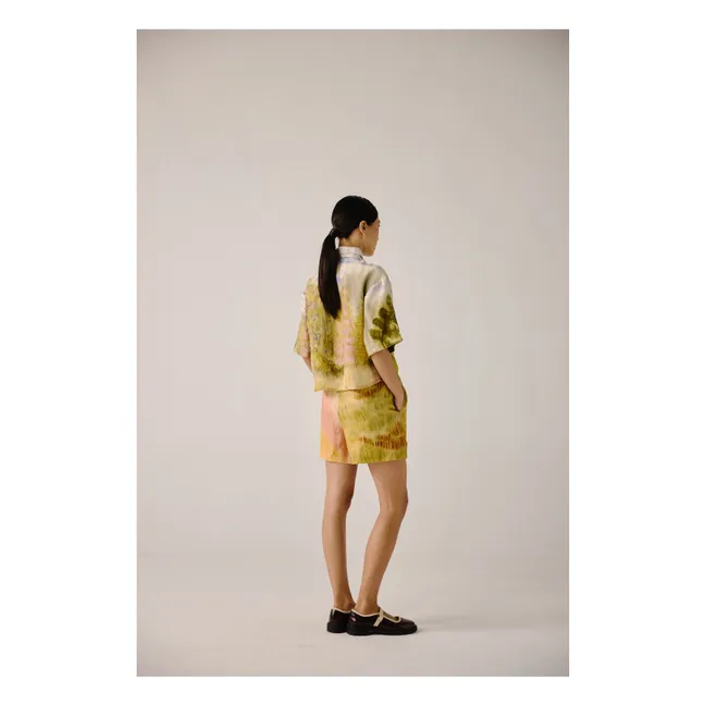 Camicia in lino Ava Dale | Verde