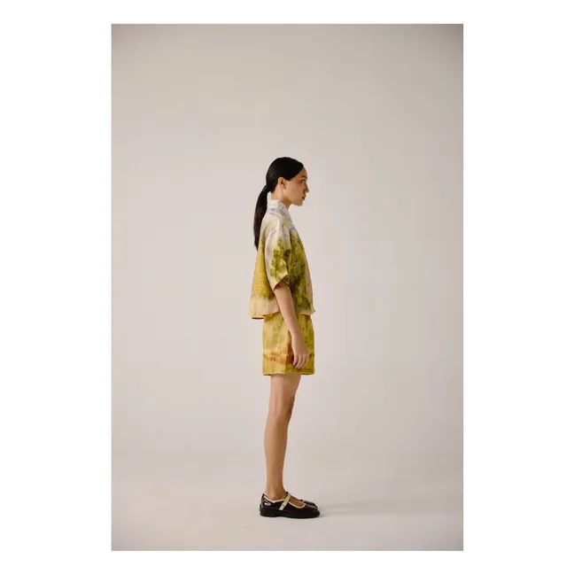 Camicia in lino Ava Dale | Verde