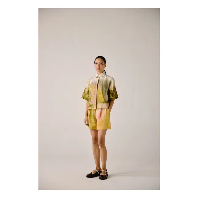 Camicia in lino Ava Dale | Verde