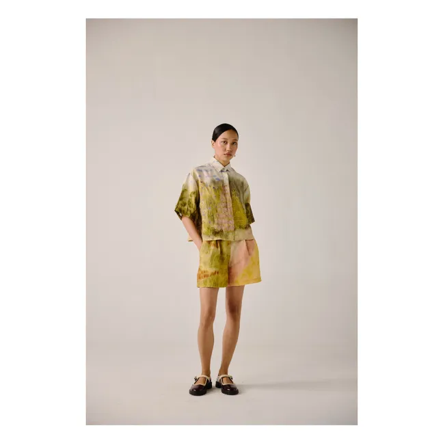 Camicia in lino Ava Dale | Verde
