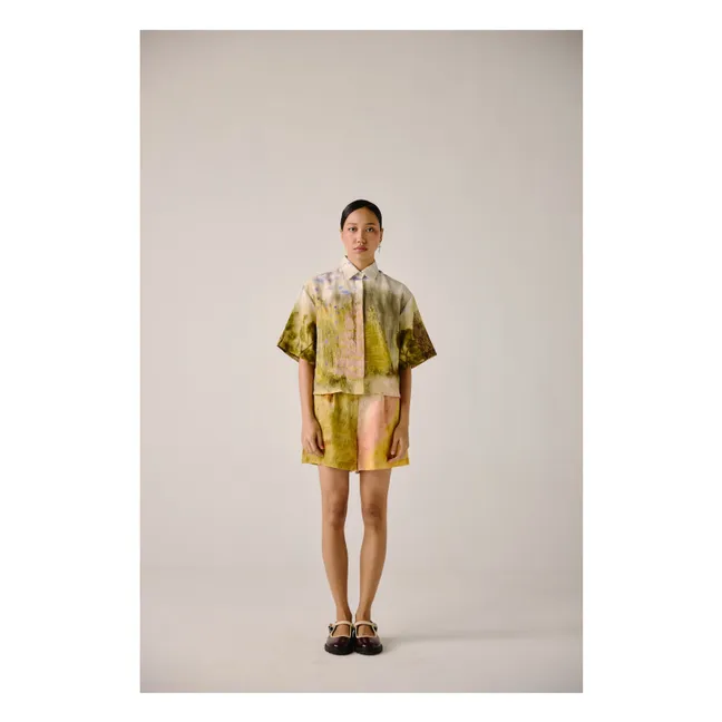 Camicia in lino Ava Dale | Verde