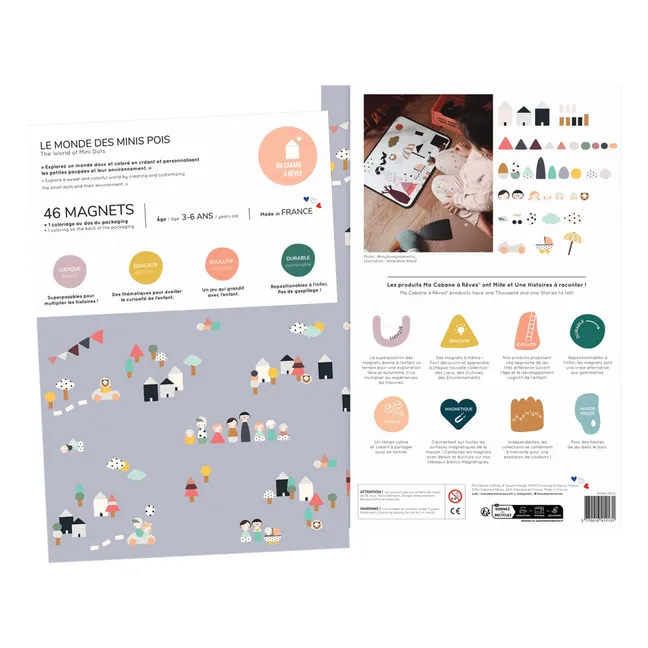 Le Monde des Minis Pois magnetic game