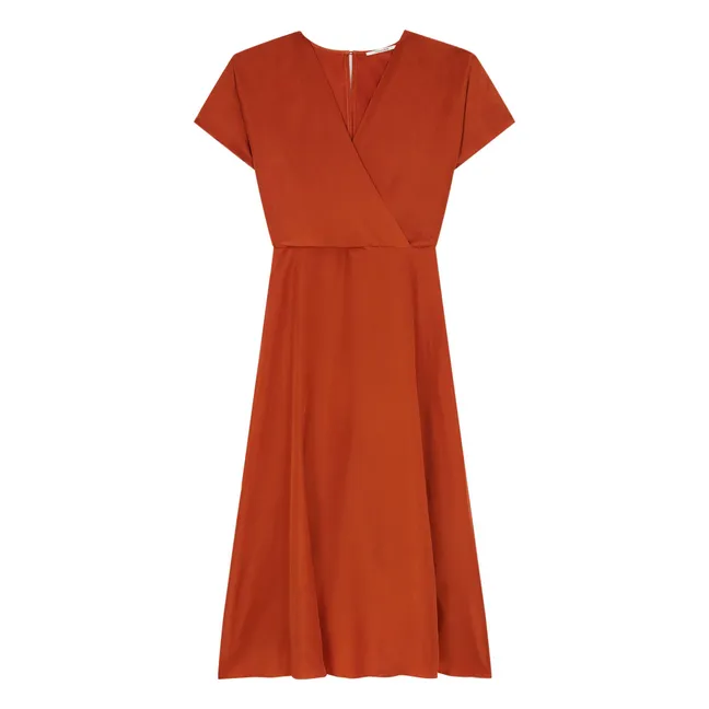 Habutai Silk Dress | Maple