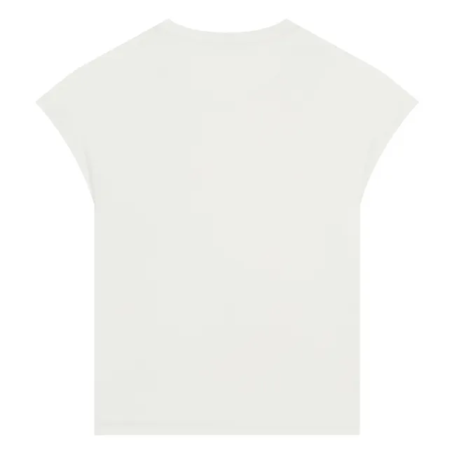Ärmelloses T-Shirt Jersey | Seidenfarben