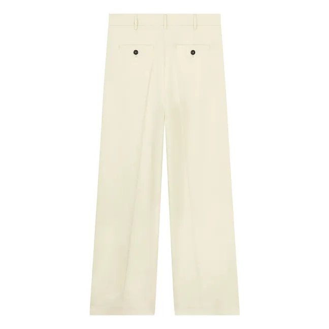 Pantalon Coton et Lin | Beige