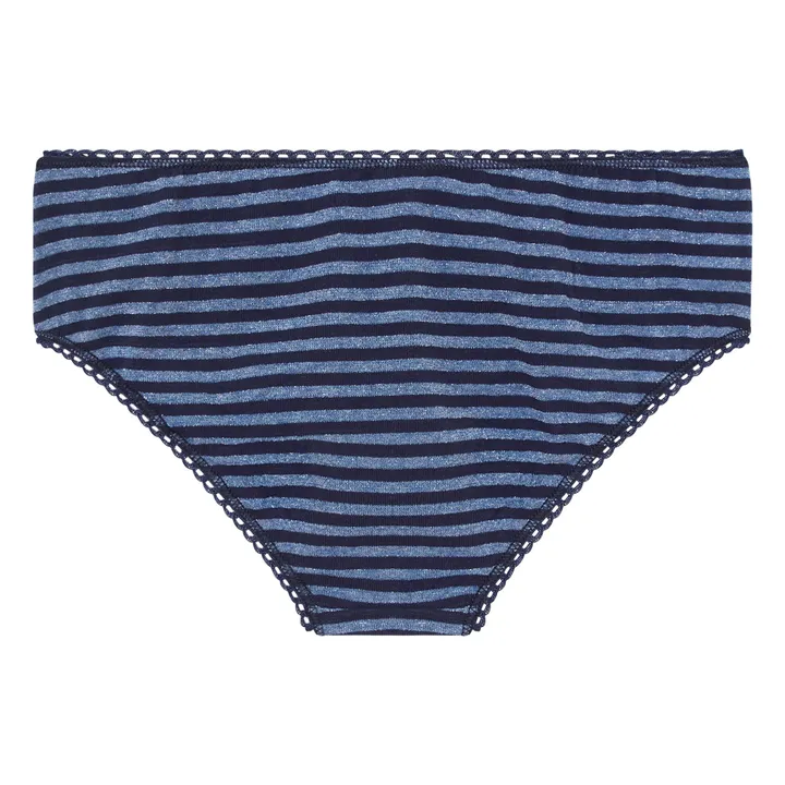 Amaca Slip Metallic-Streifen | Blau- Produktbild Nr. 1