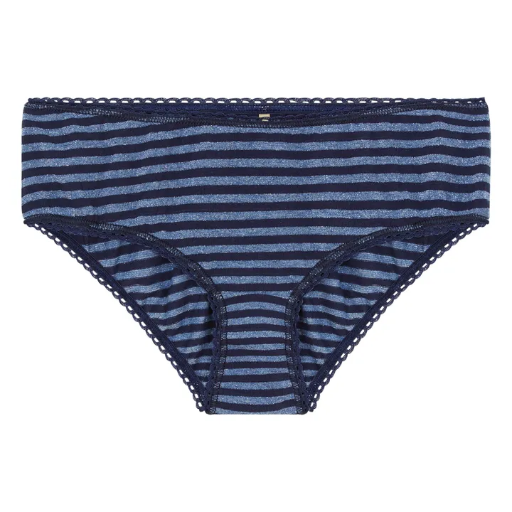 Amaca Slip Metallic-Streifen | Blau- Produktbild Nr. 0