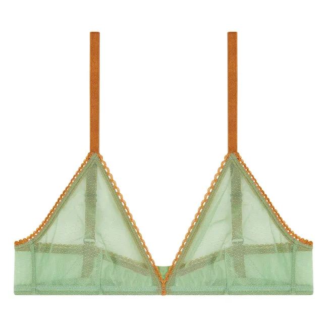 Bra Amethist Plumetis | Green