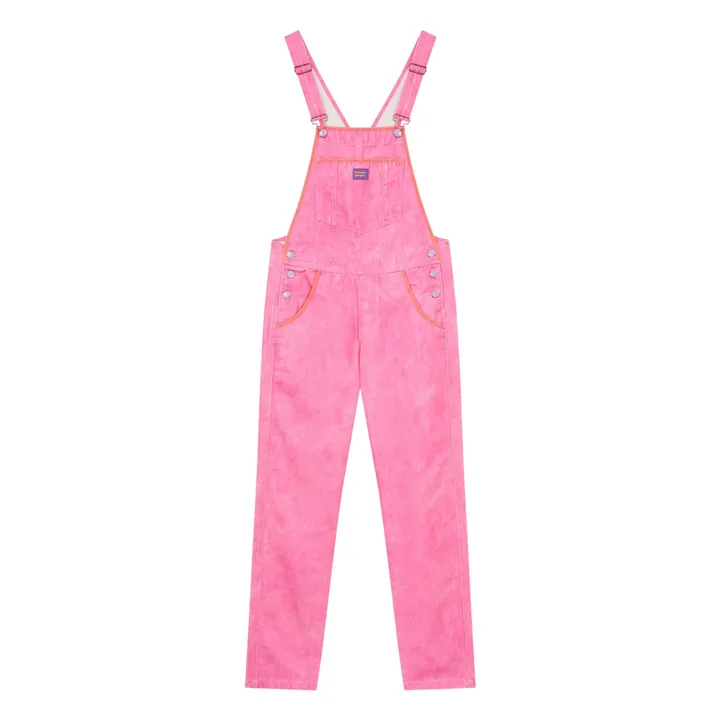 Salopette Coeur - Collection Femme | Rose fluo- Image produit n°0