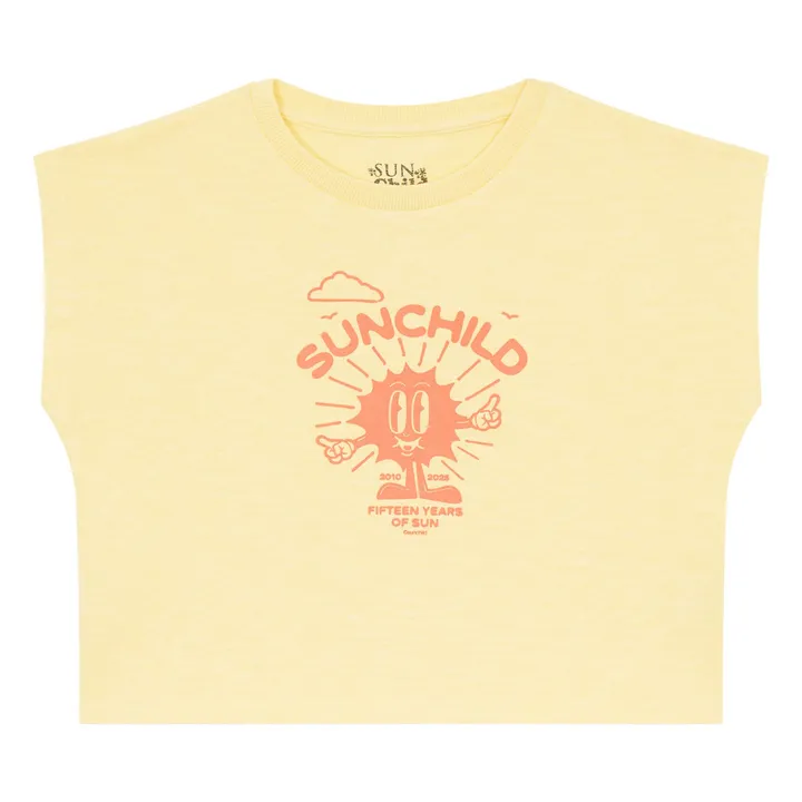 T-Shirt Mr Sun | Jaune- Image produit n°0