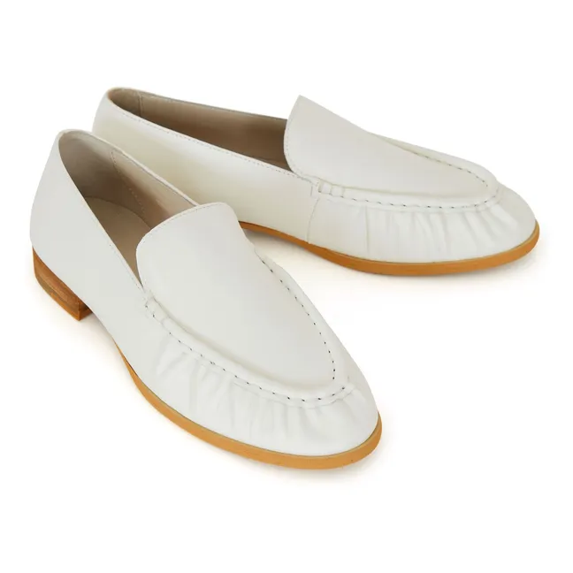 Mocassins Ayano Cuir | Ecru