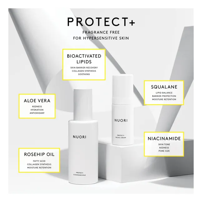 Crema idratante viso, pelle secca, Protect + - 30 ml