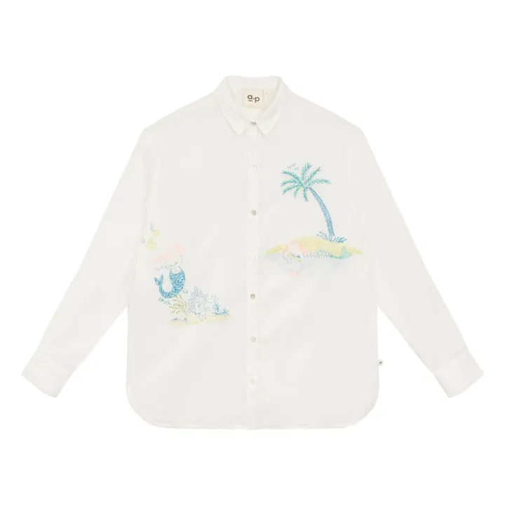 Chemise Faunelle Voile de Coton | Ecru- Image produit n°0