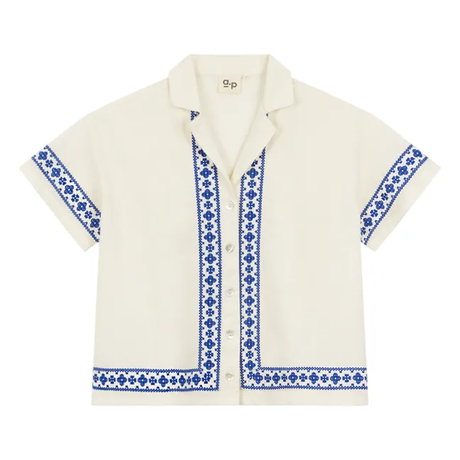 Camicia Françoise Voile de Coton | Ecru