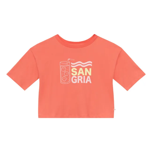 T-shirt Flaviana Coton Bio | Rouge
