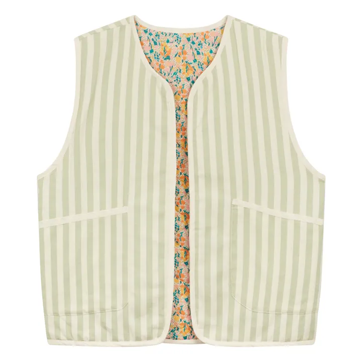 Veste Sans Manches Réversible Fedeas | Sauge- Image produit n°0