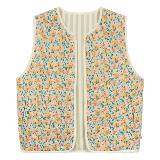 Fedeas Reversible Sleeveless Jacket | Sage