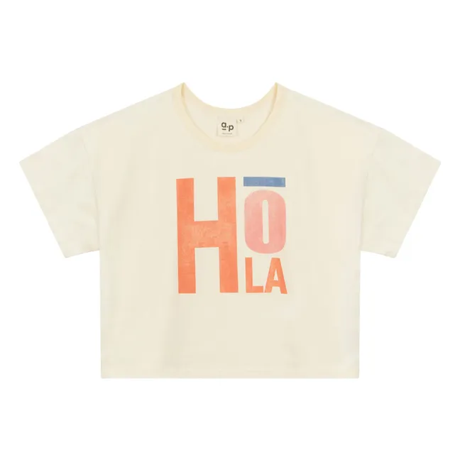T-shirt Fapiola Coton Bio | Ecru