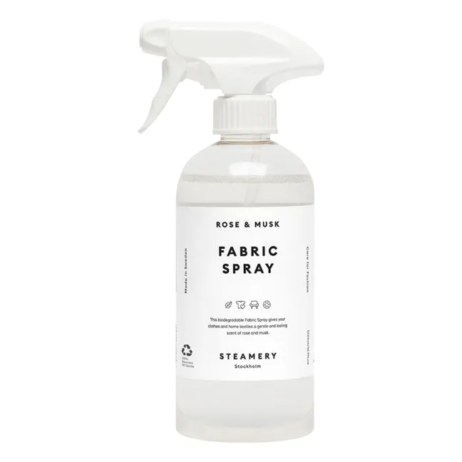 Spray textil de rosa y almizcle