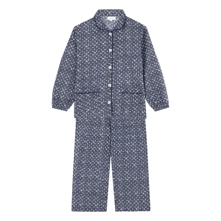 Pyjama Claudine Marge | Bleu- Image produit n°0