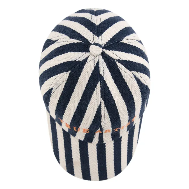 Cappello a righe | Blu marino