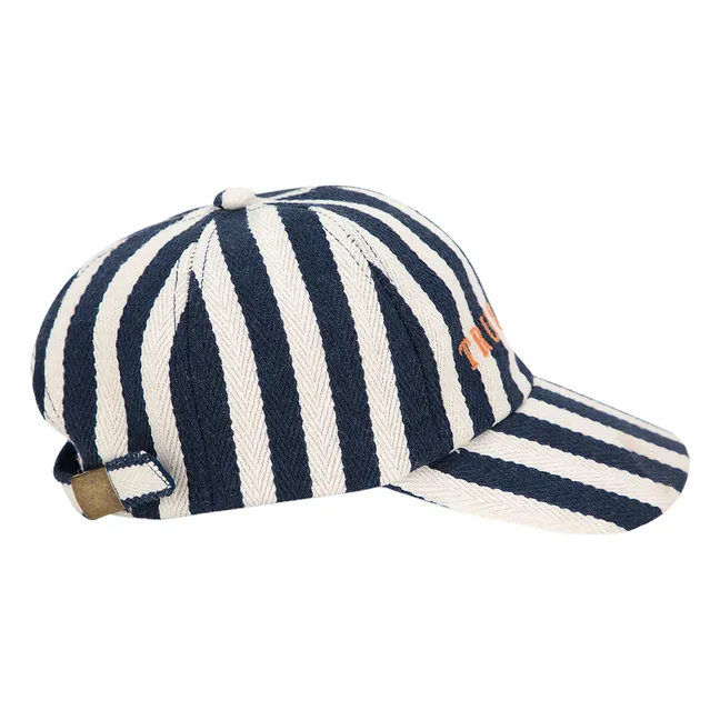 Cappello a righe | Blu marino