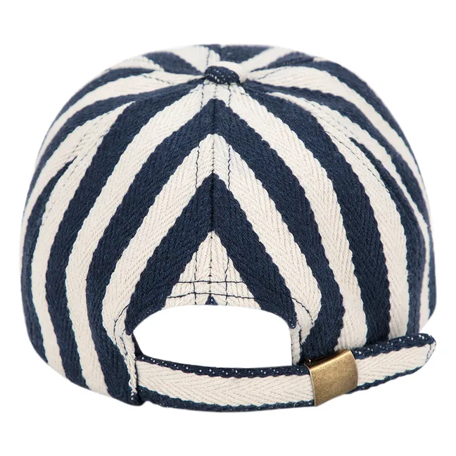 Cappello a righe | Blu marino