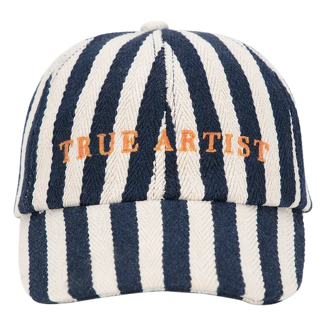 Cappello a righe | Blu marino