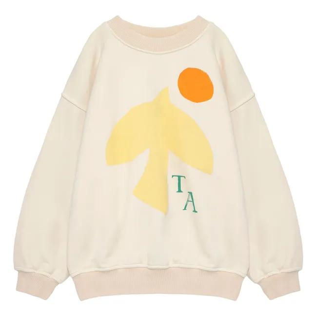 Felpa N°07 Oiseau | Ecru