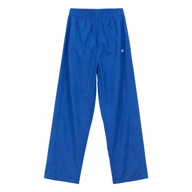 Florentina-Hose aus Baumwollpopeline | Blau