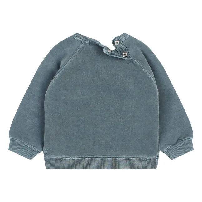 Wave Sweat Algodón orgánico | Azul Gris