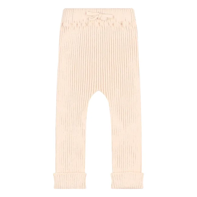 Legging Maille Coton Bio | Ecru