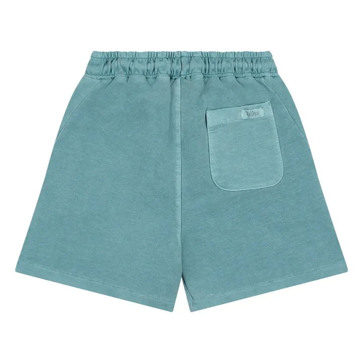 Bermuda Fleece Coton Bio | Vert- Image produit n°1