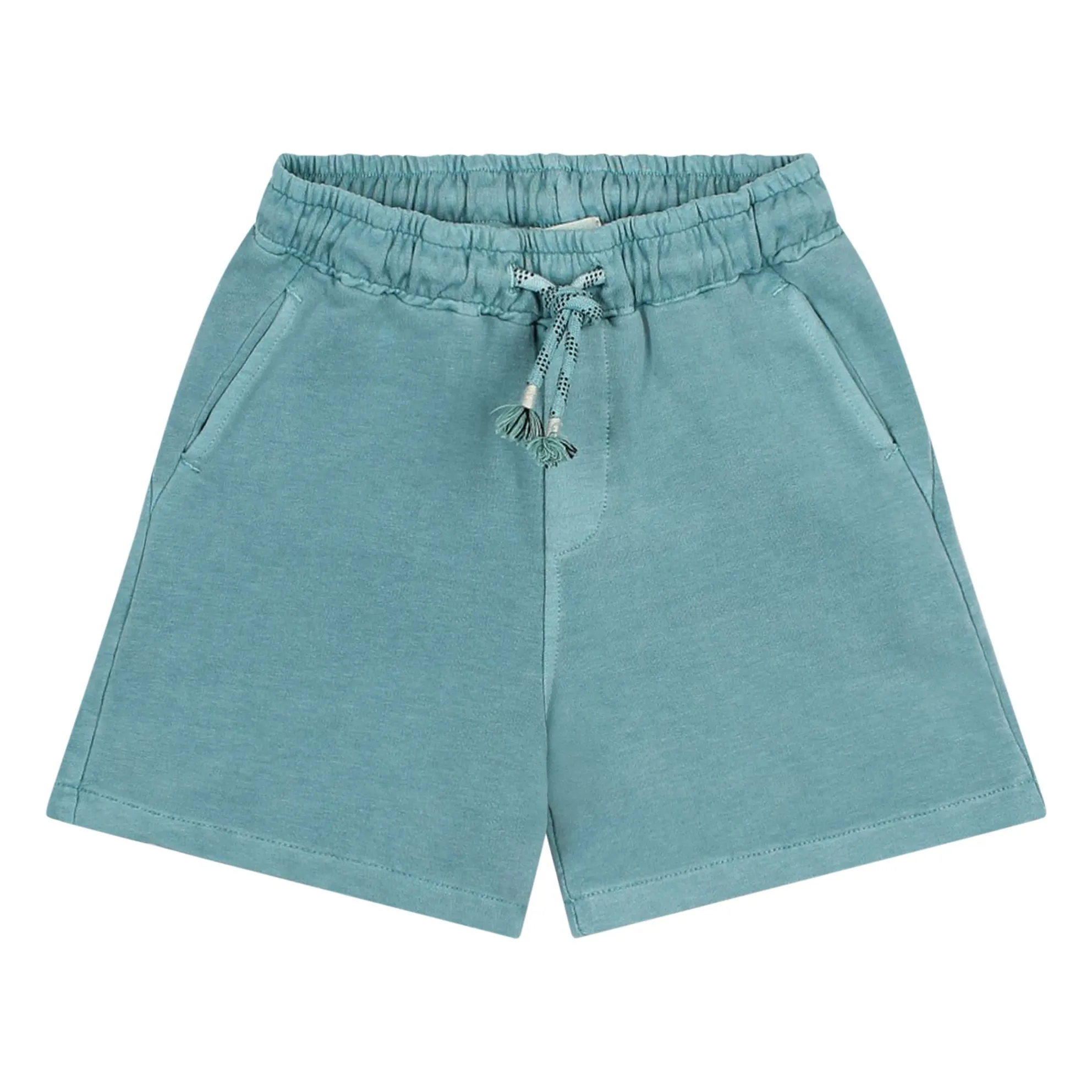 Búho Green Bermuda Shorts Fleece Organic Cotton