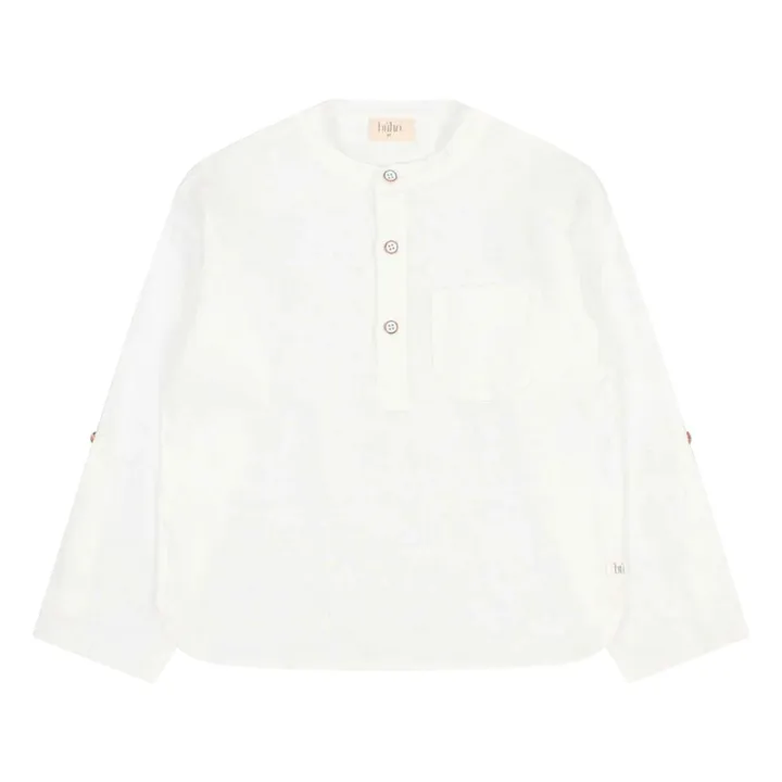 Kurta Uni Lin | Blanc- Image produit n°0