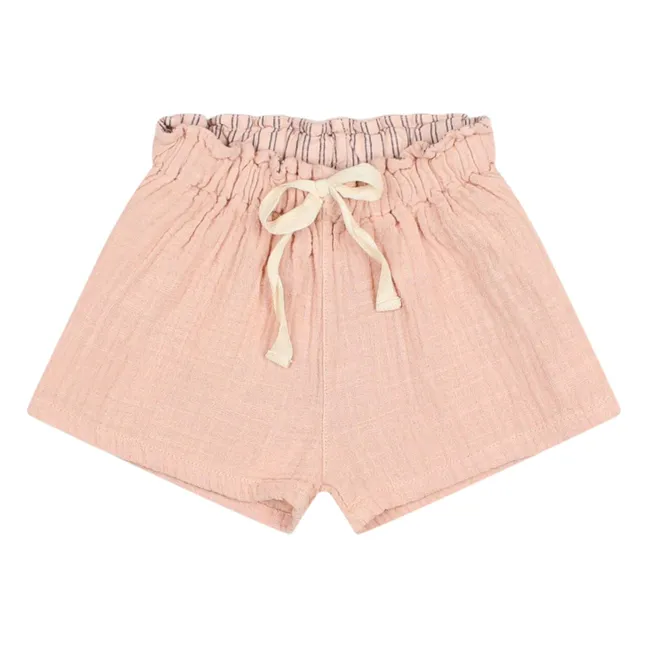 Short Gaze de Coton Bio | Rose pâle
