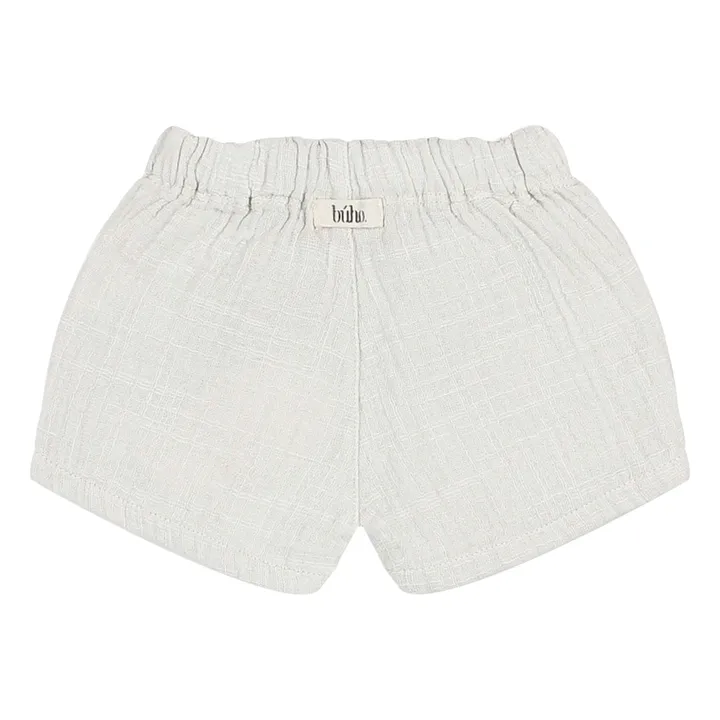 Short Bébé Gaze de Coton Bio | Gris clair- Image produit n°1