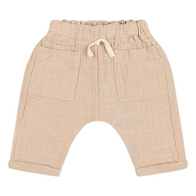 Pantalon Gaze de Coton Bio | Sand