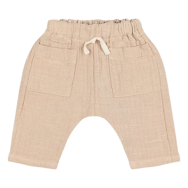 Pantalon Gaze de Coton Bio | Sand