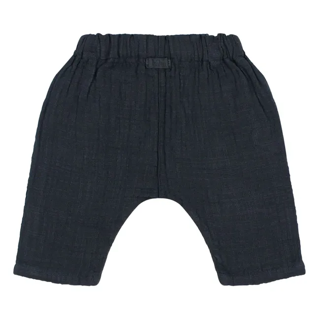 Pantalon Gaze de Coton Bio | Midnight blue