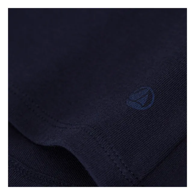 Camiseta de tirantes de algodón orgánico | Azul Marino