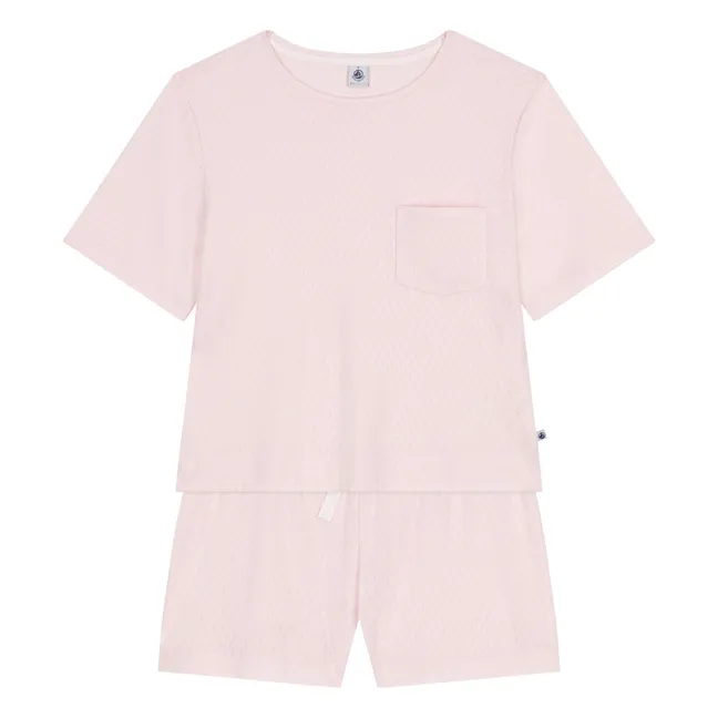 Pyjashort Brownie Bio-Baumwolle | Rosa