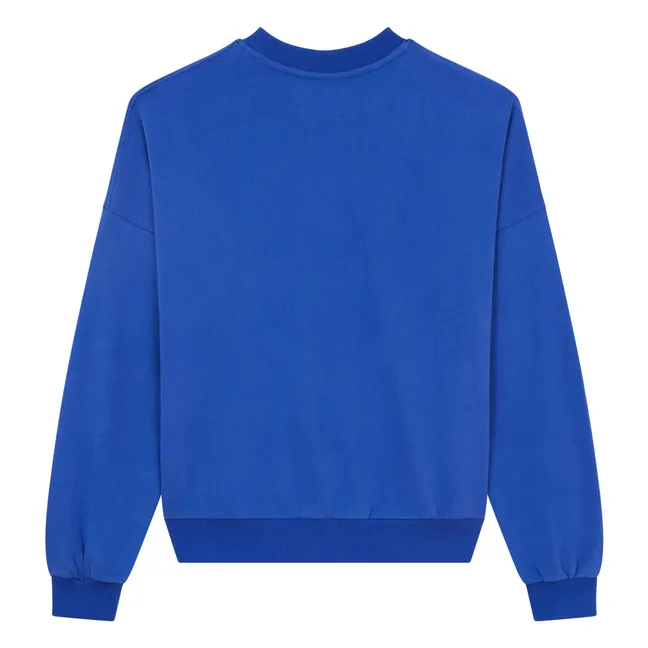 Fafa organic cotton sweatshirt | Blue