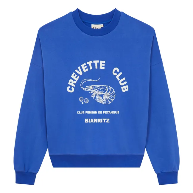 Fafa organic cotton sweatshirt | Blue
