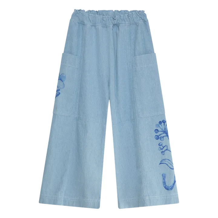 Pantalon Denim Herbarium | Bleu jean- Image produit n°0