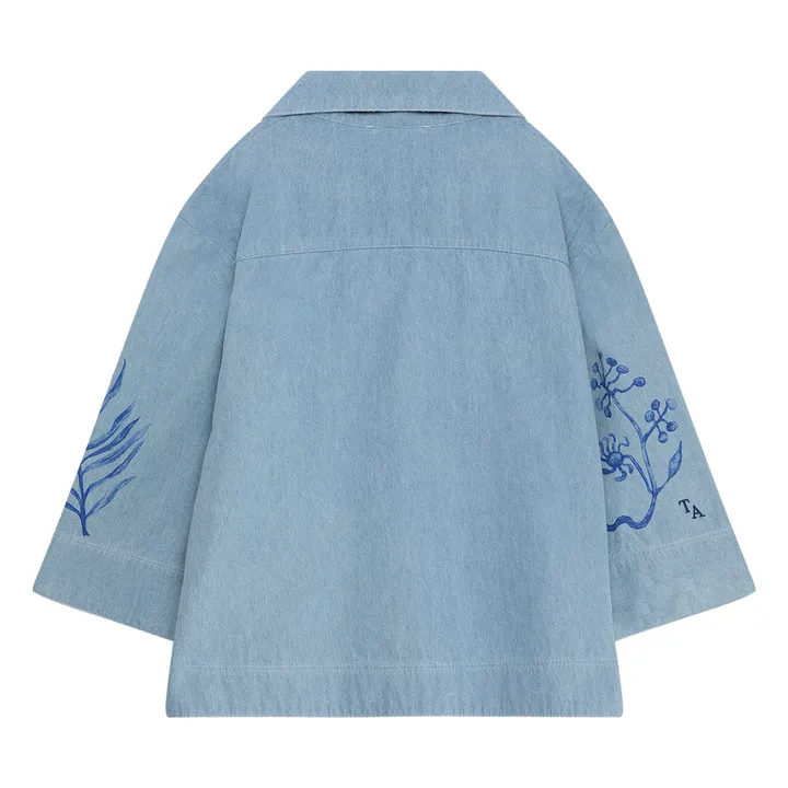 Chemise Denim Herbarium | Bleu jean- Image produit n°3