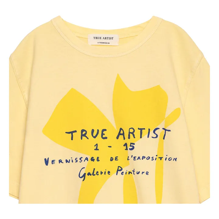 Camiseta N°05 | Amarillo palo- Imagen del producto n°4